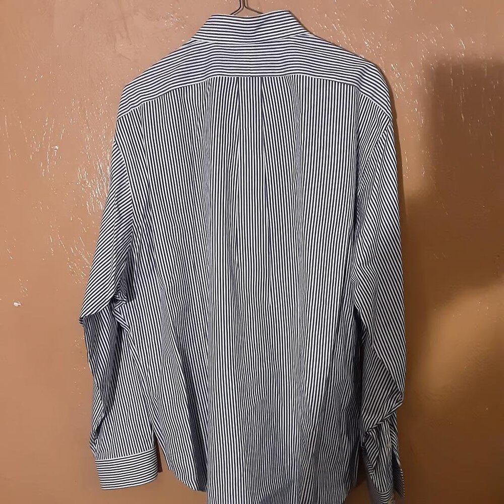 RALPH LAUREN MENS LONG SLEEVE BUTTON UP SHIRT SIZE 17 - Picture 4 of 4